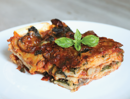 Iron-rich Recipe: Vegetarian Spinach and Mushroom Lasagne