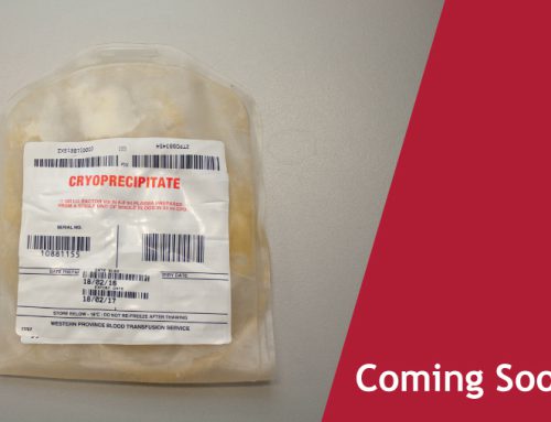 WCBS to Introduce A Pooled Cryoprecipitate Product – Coming Soon!