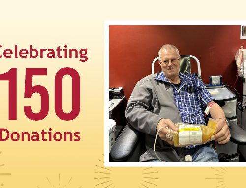 Celebrating a Life of Giving: Andreas Theron’s 150th Milestone Donation