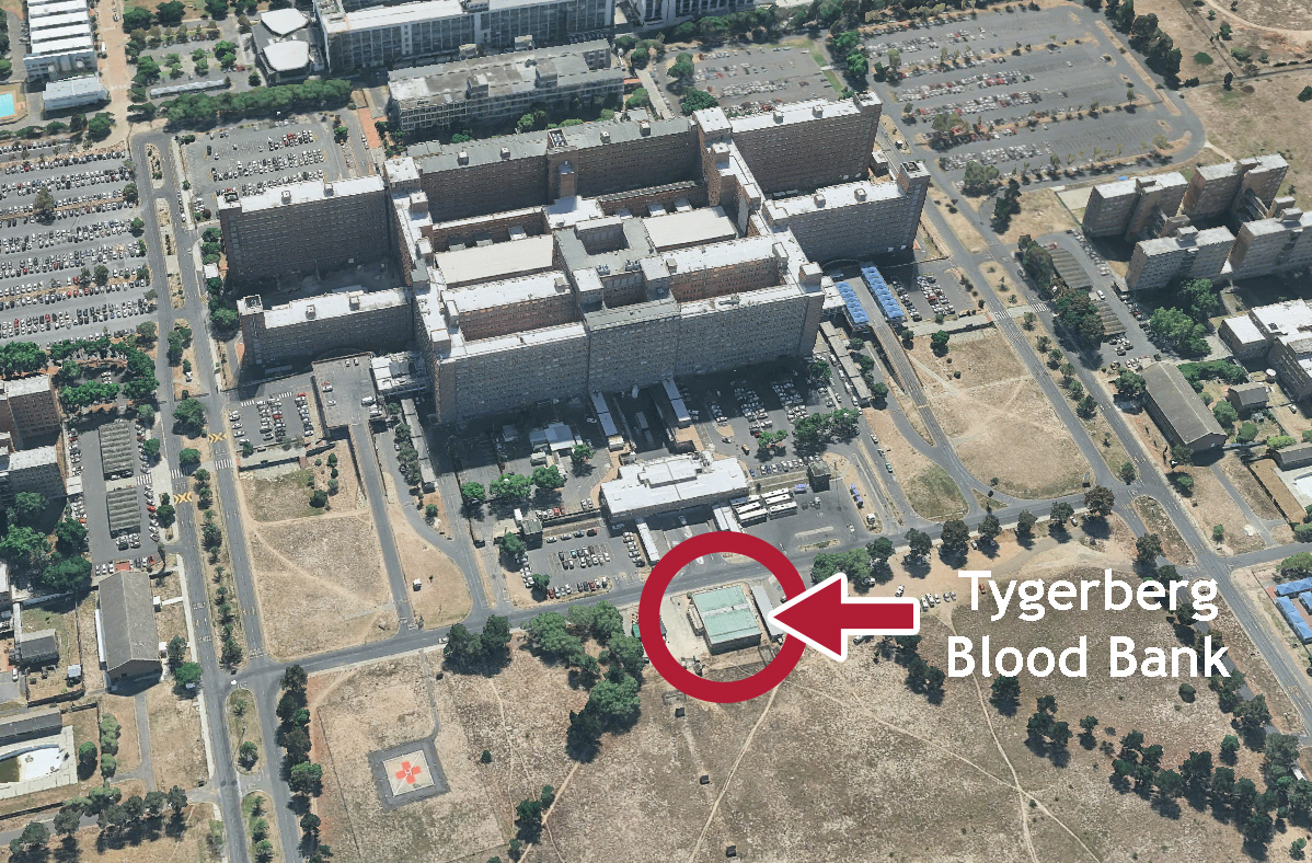 Tygerberg Blood Bank Map