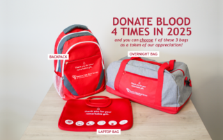 Commit to four blood donations in 2025