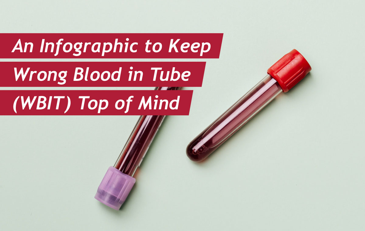 WCBS Blood Banks Introduces an Infographic to Keep Wrong Blood in Tube (WBIT) Top of Mind